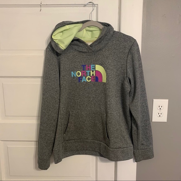 The North Face Tops - The North Face Multi Color Logo Hoodie